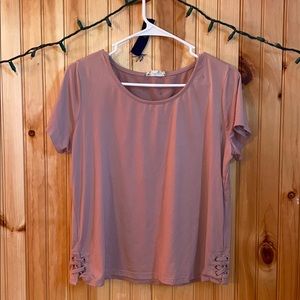 Cute casual pink t-shirt